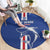 Cape Verde Football Round Carpet Go Champions Blue Sharks - Wonder Print Shop