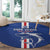 Cape Verde Football Round Carpet Go Champions Blue Sharks - Wonder Print Shop