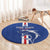Cape Verde Football Round Carpet Go Champions Blue Sharks - Wonder Print Shop