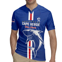 Custom Cape Verde Football Rugby Jersey Go Champions Blue Sharks - Wonder Print Shop