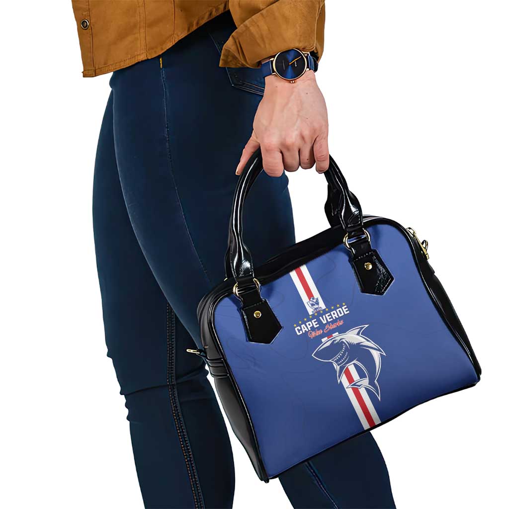 Cape Verde Football Shoulder Handbag Go Champions Blue Sharks - Wonder Print Shop