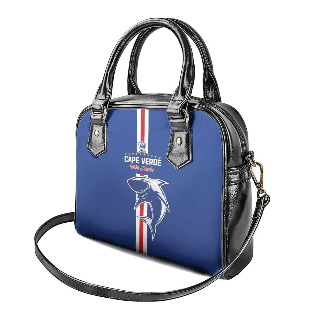 Cape Verde Football Shoulder Handbag Go Champions Blue Sharks - Wonder Print Shop
