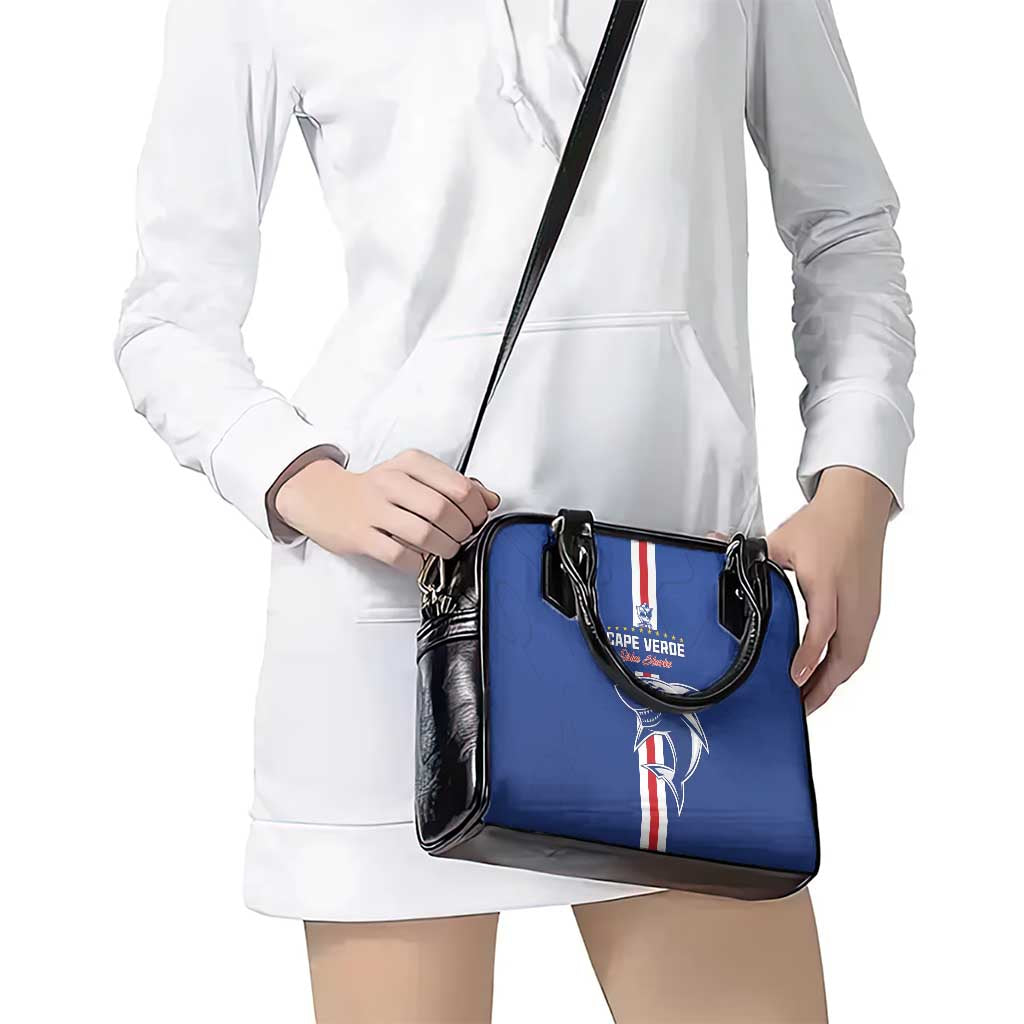 Cape Verde Football Shoulder Handbag Go Champions Blue Sharks - Wonder Print Shop