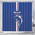 Cape Verde Football Shower Curtain Go Champions Blue Sharks - Wonder Print Shop