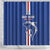 Cape Verde Football Shower Curtain Go Champions Blue Sharks - Wonder Print Shop