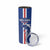 Custom Cape Verde Football Skinny Tumbler Go Champions Blue Sharks - Wonder Print Shop
