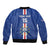 Custom Cape Verde Football Sleeve Zip Bomber Jacket Go Champions Blue Sharks - Wonder Print Shop