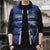 Custom Cape Verde Football Sleeveless Puffer Jacket Go Champions Blue Sharks - Wonder Print Shop