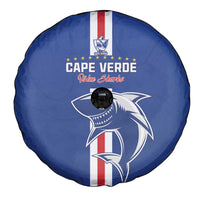 Cape Verde Football Spare Tire Cover Go Champions Blue Sharks - Wonder Print Shop