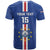 Custom Cape Verde Football T Shirt Go Champions Blue Sharks - Wonder Print Shop