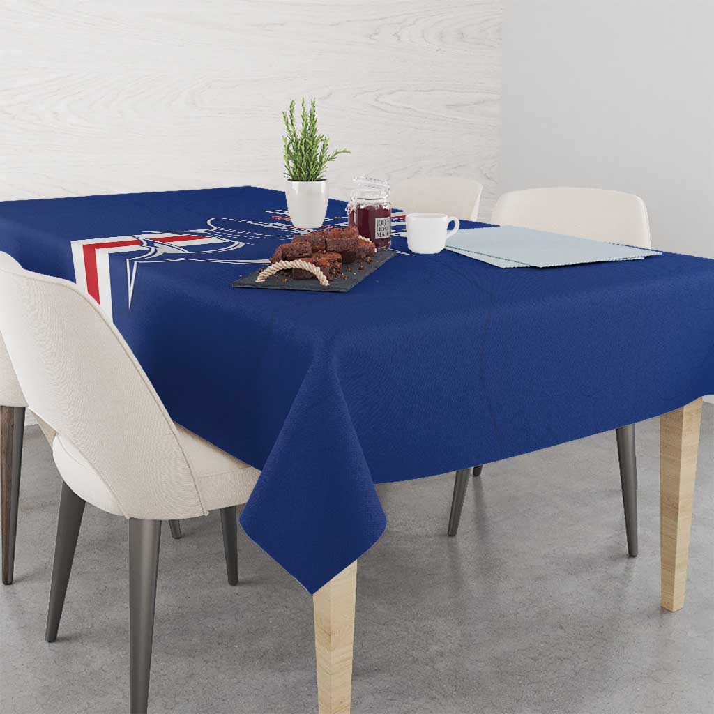 Cape Verde Football Tablecloth Go Champions Blue Sharks - Wonder Print Shop