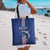Cape Verde Football Tote Bag Go Champions Blue Sharks - Wonder Print Shop
