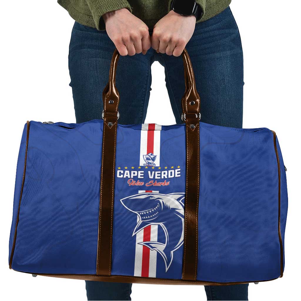 Cape Verde Football Travel Bag Go Champions Blue Sharks - Wonder Print Shop