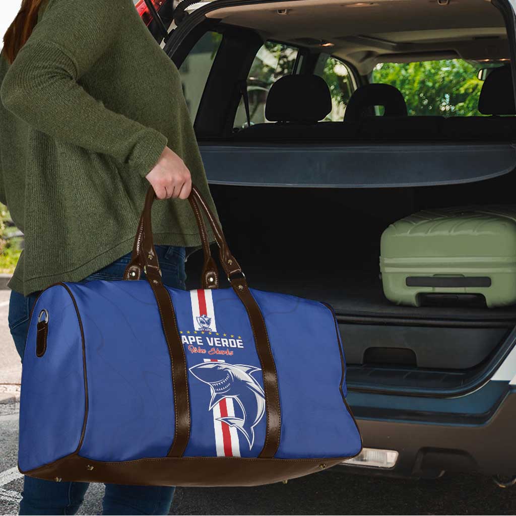 Cape Verde Football Travel Bag Go Champions Blue Sharks - Wonder Print Shop