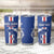 Custom Cape Verde Football Tumbler Cup Go Champions Blue Sharks - Wonder Print Shop