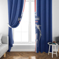Cape Verde Football Window Curtain Go Champions Blue Sharks - Wonder Print Shop