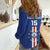 Custom Cape Verde Football Women Casual Shirt Go Champions Blue Sharks - Wonder Print Shop