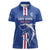 Custom Cape Verde Football Women Polo Shirt Go Champions Blue Sharks - Wonder Print Shop
