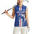 Custom Cape Verde Football Women Sleeveless Polo Shirt Go Champions Blue Sharks - Wonder Print Shop