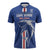 Custom Cape Verde Football Zipper Polo Shirt Go Champions Blue Sharks - Wonder Print Shop
