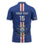 Custom Cape Verde Football Zipper Polo Shirt Go Champions Blue Sharks - Wonder Print Shop