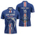 Custom Cape Verde Football Zipper Polo Shirt Go Champions Blue Sharks - Wonder Print Shop