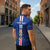Custom Cape Verde Football Zipper Polo Shirt Go Champions Blue Sharks - Wonder Print Shop