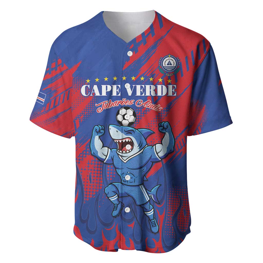 Custom Cape Verde Football Baseball Jersey One Team One Victory - Wonder Print Shop