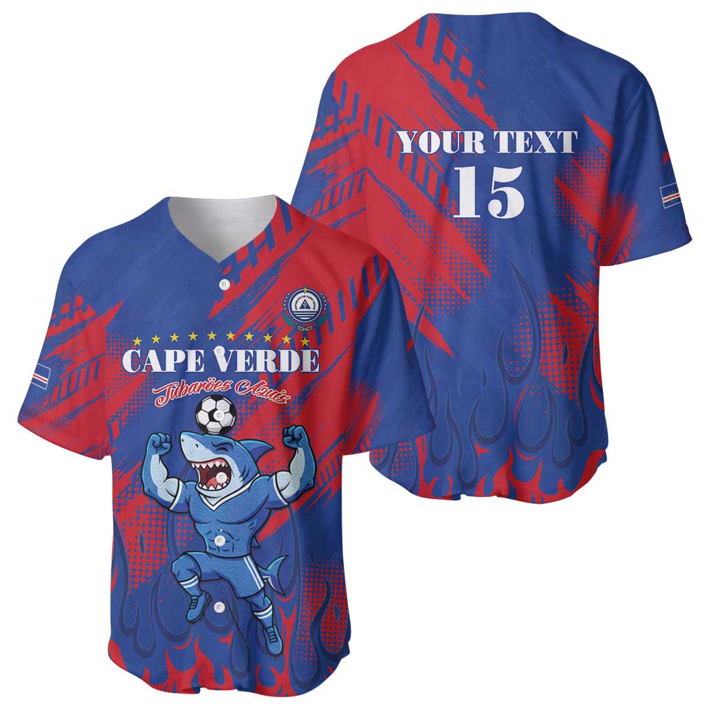 Custom Cape Verde Football Baseball Jersey One Team One Victory - Wonder Print Shop