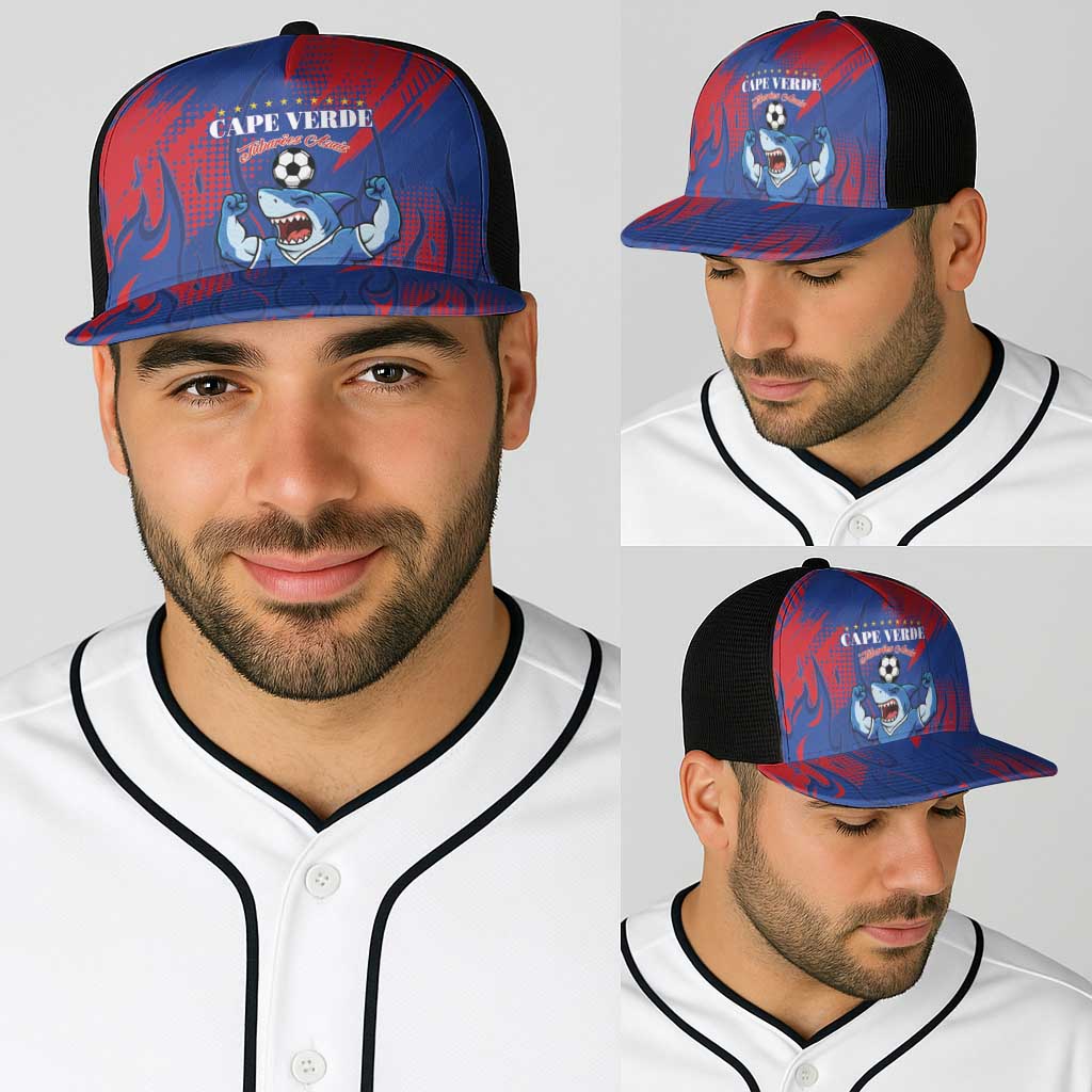 Cape Verde Football Baseball Net Cap One Team One Victory - Wonder Print Shop