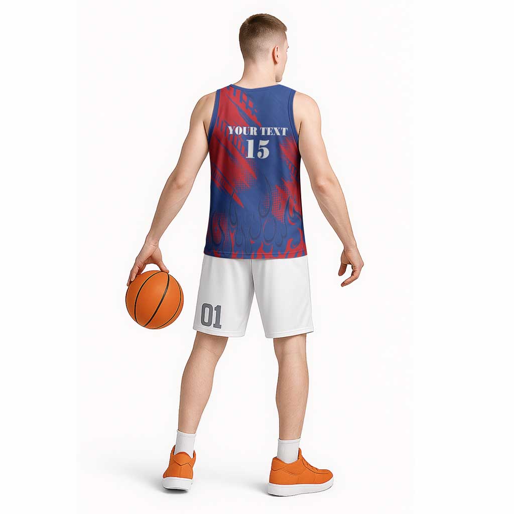 Custom Cape Verde Football Basketball Jersey One Team One Victory - Wonder Print Shop