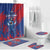 Cape Verde Football Bathroom Set One Team One Victory - Wonder Print Shop
