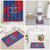 Cape Verde Football Bathroom Set One Team One Victory - Wonder Print Shop