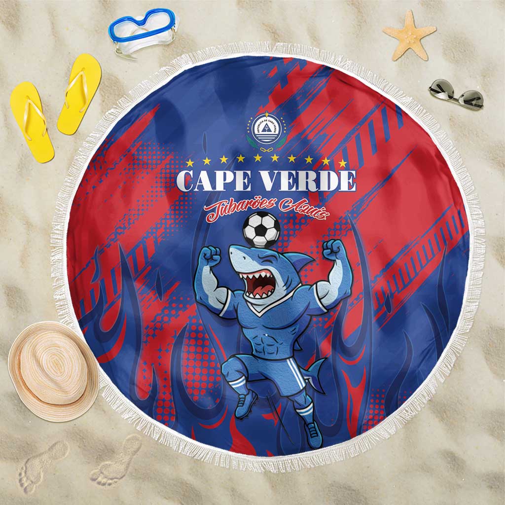 Cape Verde Football Beach Blanket One Team One Victory - Wonder Print Shop