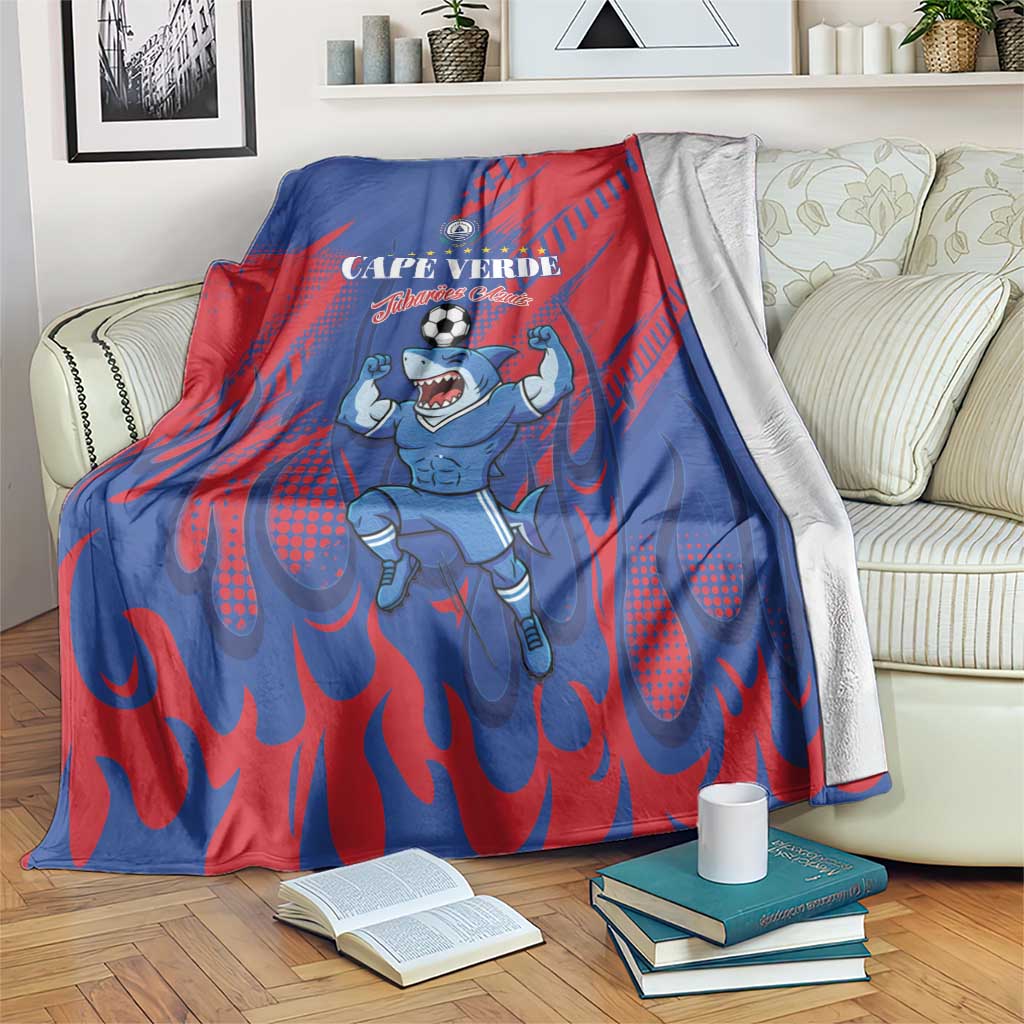 Cape Verde Football Blanket One Team One Victory - Wonder Print Shop
