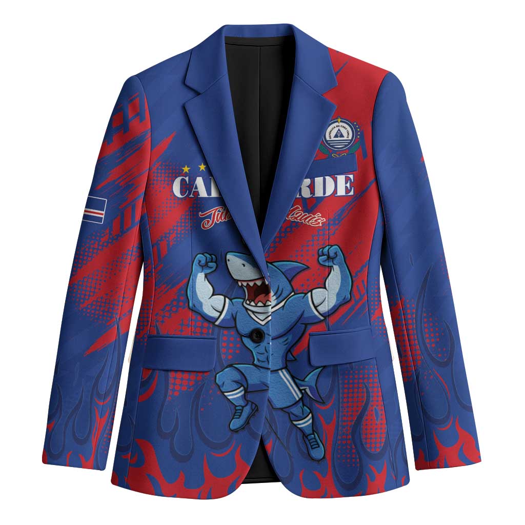 Custom Cape Verde Football Blazer One Team One Victory - Wonder Print Shop