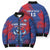 Custom Cape Verde Football Bomber Puffer Jacket One Team One Victory - Wonder Print Shop