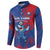 Custom Cape Verde Football Button Sweatshirt One Team One Victory - Wonder Print Shop