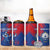 Custom Cape Verde Football 4 in 1 Can Cooler Tumbler One Team One Victory - Wonder Print Shop