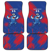 Custom Cape Verde Football Car Mats One Team One Victory - Wonder Print Shop