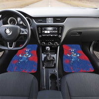Custom Cape Verde Football Car Mats One Team One Victory - Wonder Print Shop