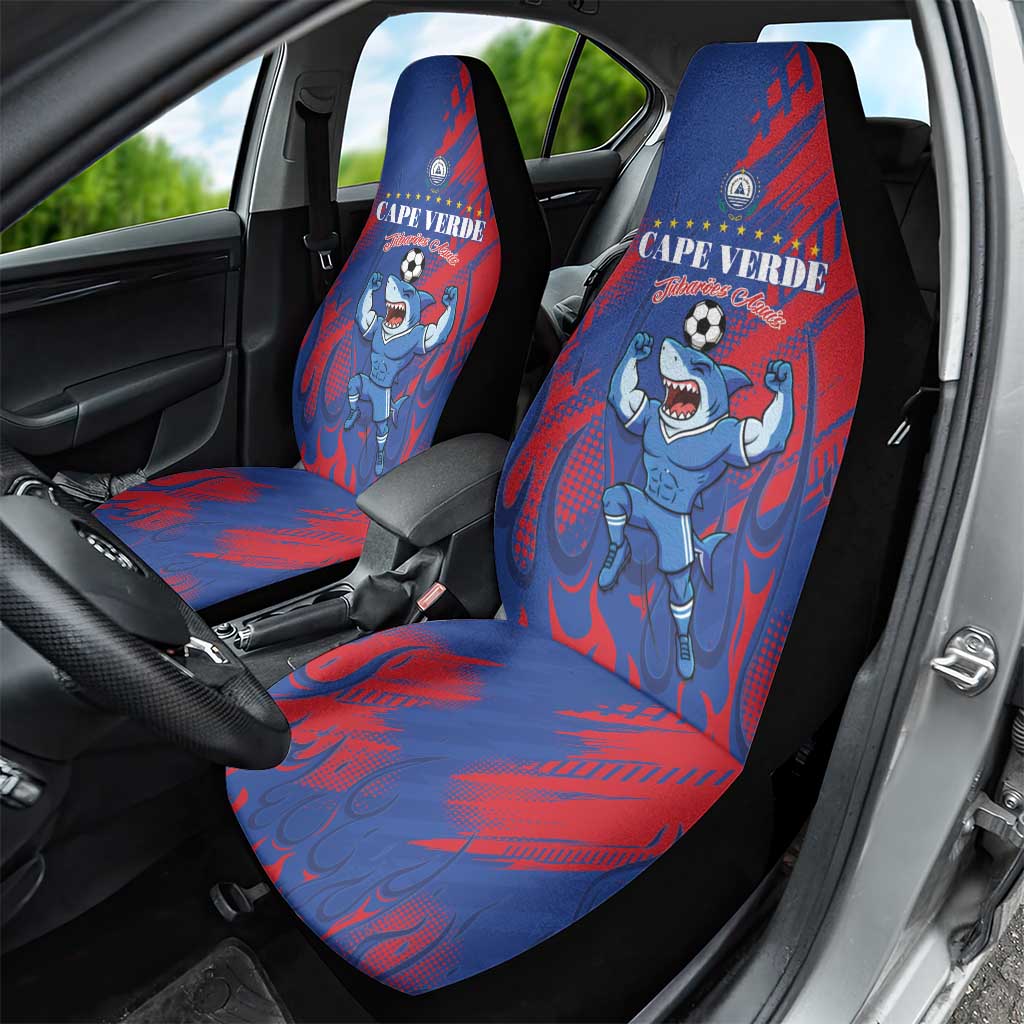 Cape Verde Football Car Seat Cover One Team One Victory - Wonder Print Shop