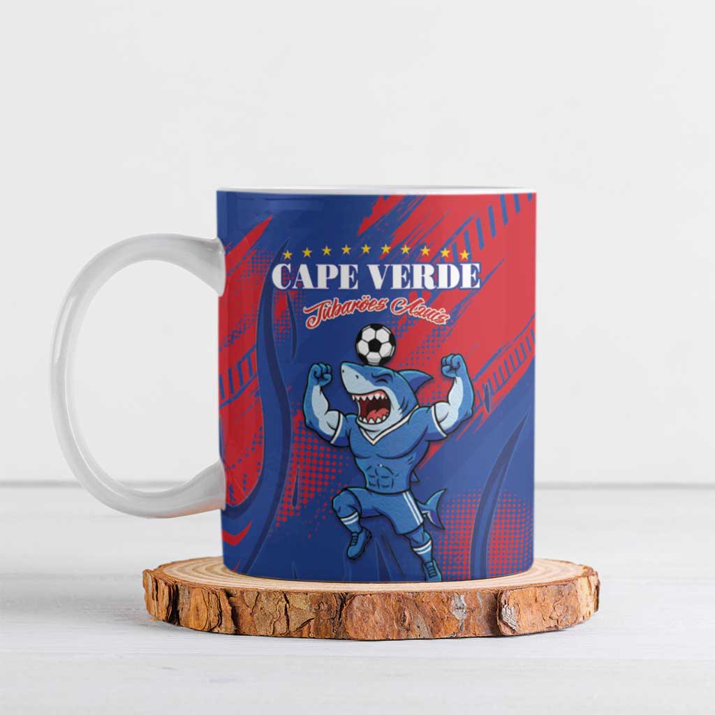 Custom Cape Verde Football Ceramic Mug One Team One Victory - Wonder Print Shop