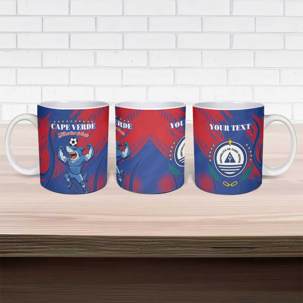 Custom Cape Verde Football Ceramic Mug One Team One Victory - Wonder Print Shop