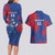 Custom Cape Verde Football Couples Matching Long Sleeve Bodycon Dress and Hawaiian Shirt One Team One Victory - Wonder Print Shop