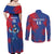 Custom Cape Verde Football Couples Matching Off Shoulder Maxi Dress and Long Sleeve Button Shirt One Team One Victory - Wonder Print Shop