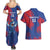 Custom Cape Verde Football Couples Matching Summer Maxi Dress and Hawaiian Shirt One Team One Victory - Wonder Print Shop