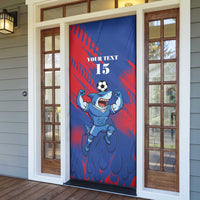Custom Cape Verde Football Door Cover One Team One Victory - Wonder Print Shop
