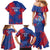 Custom Cape Verde Football Family Matching Mermaid Dress and Hawaiian Shirt One Team One Victory - Wonder Print Shop