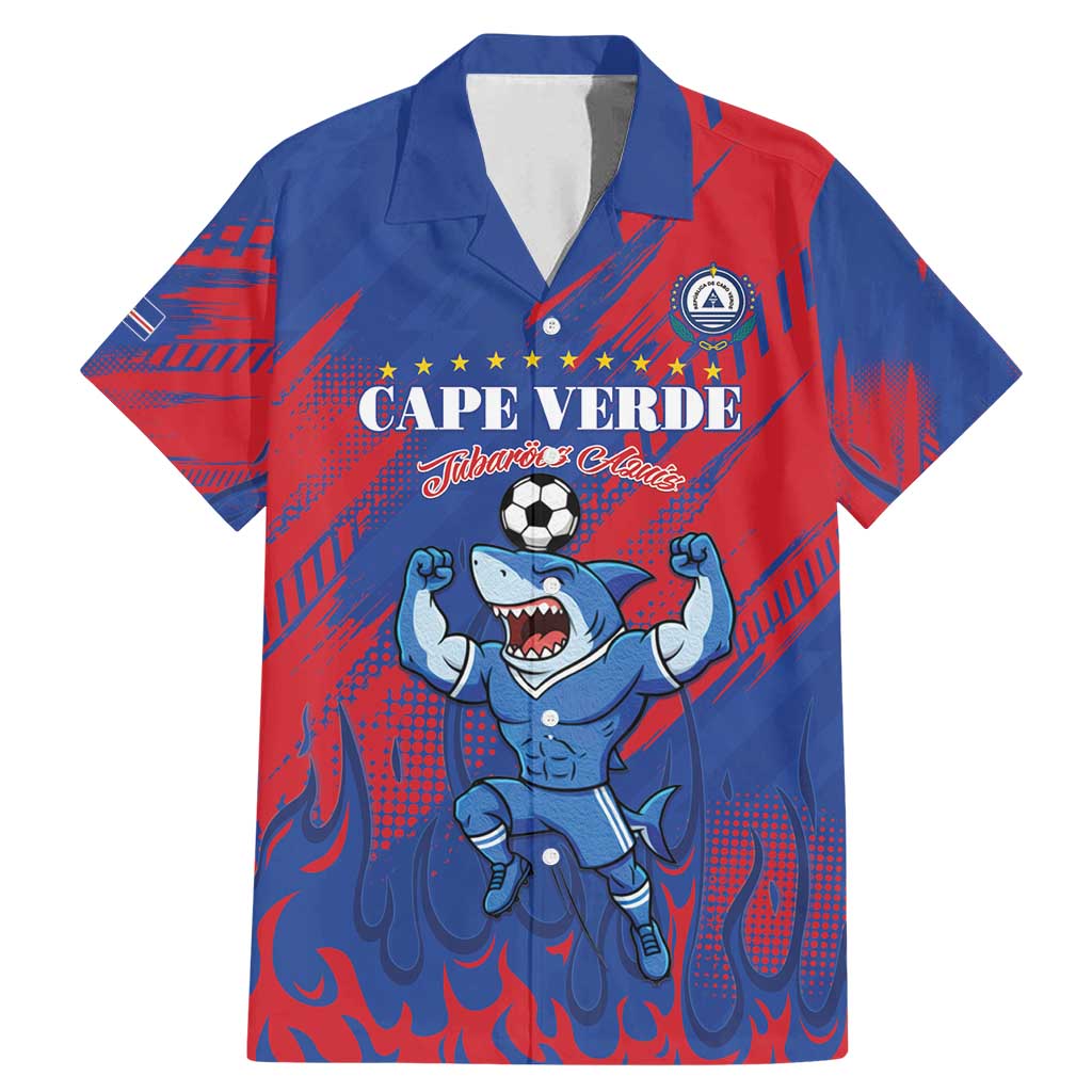 Custom Cape Verde Football Family Matching Mermaid Dress and Hawaiian Shirt One Team One Victory - Wonder Print Shop